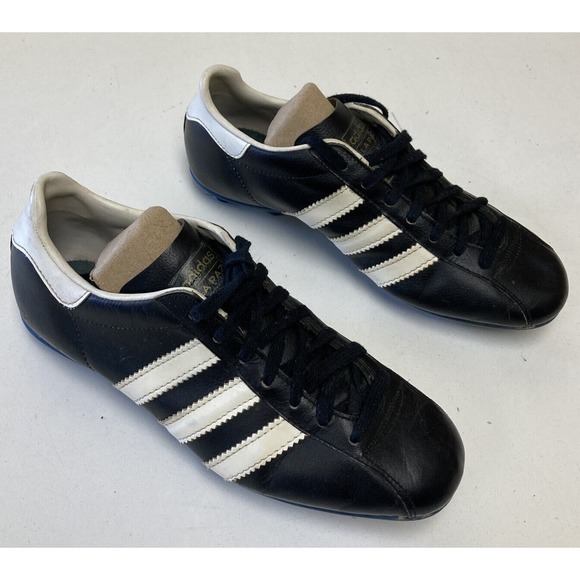 Vintag Adidas La Paz Made in France Soccer Cleats Original Blue Soles Sz 5 main image 4